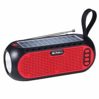Factory Price IS-X12 Portable Wireless Solar Bluetooth Speaker with FM Radio LED Torch Wholesale-Jiahaoting